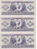 BANCNOTA 20 FORINTI / FORINT - UNGARIA / RP UNGARA, anul 1975 ,x3 SERIE CONSECUTIVA