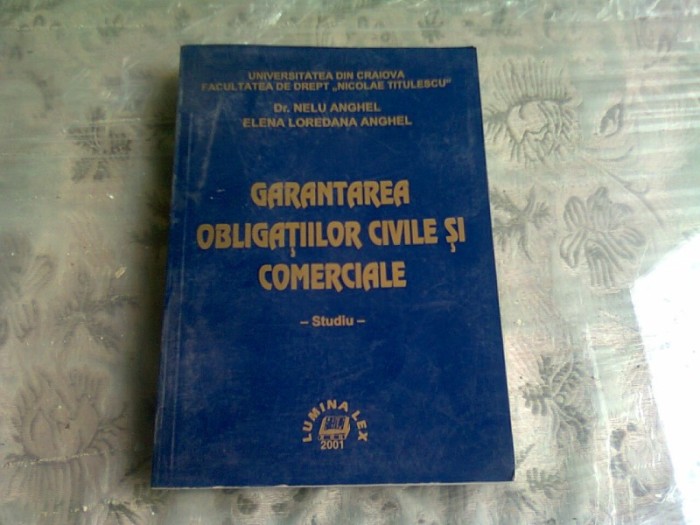 GARANTAREA OBLIGATIILOR CIVILE SI COMERCIALE - NELU ANGHEL