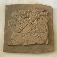 Basorelief pe gresie arta azteca