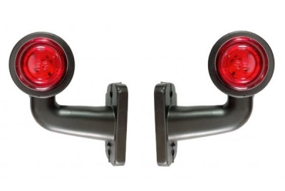 2 x 12V 24V Lampi De Marcaj Pentru Remorca LED E9 foto