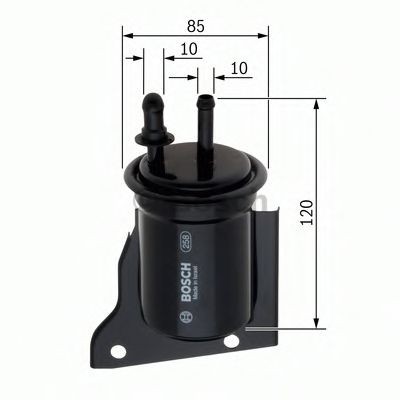 Filtru combustibil SUBARU LEGACY III Combi (BE, BH) (1998 - 2003) BOSCH 0 986 450 114 foto