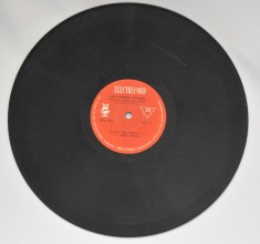 Stefan Lazarescu - S-aud p&acirc;raiele cum curg / Alexandru Grozuțu - Am iubit doi ochi albaștri - disc ebonita patefon/gramofon Electrecord