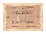 Bancnota Ungaria 1 forint 1848/1849, stare relativ buna