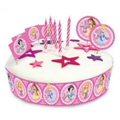 19 Decoratiuni Tort Disney Princess Party foto