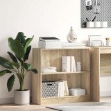 VidaXL Bibliotecă, stejar sonoma, 80x24x75 cm, lemn prelucrat 800894