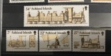 PC295 - FALKLAND ISLANDS 1985 ANIVERSARE LOCOMOTIVE, serie MNH, 4v