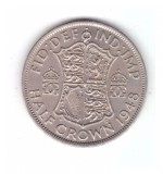 Moneda Anglia 1/2 / half crown 1948, stare buna, curata