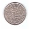 Moneda Anglia 1/2 / half crown 1948, stare buna, curata