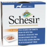 Cumpara ieftin Schesir Dog Adult Small Ocean Fish with Tuna in Sauce, conserva, 85 g