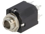 Soclu Jack 6,3mm Stereo cu &Icirc;ntrerupător Dublu