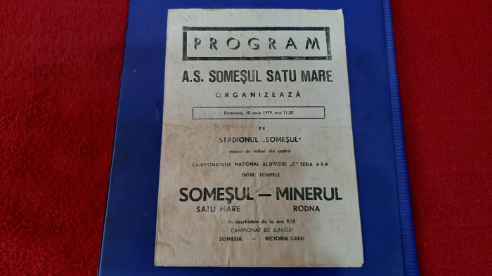 program Somesul S M - MInerul Rodna