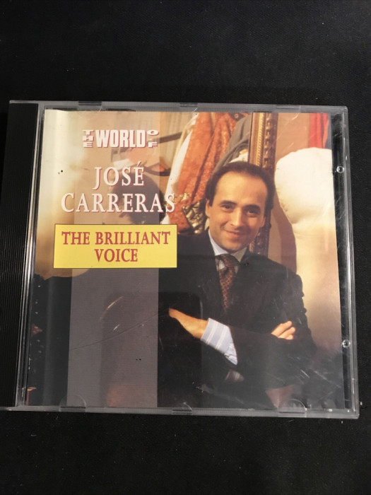 CD The World of Jose Carreras - The Brilliant Voice Nou (SIGILAT) (M)