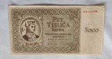 Croația - 5000 Kuna (1943)