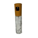 Pulverizator Ulei, Otet, Cyrax, din Sticla, 100 ml, Reincarcabil, 18.3 x 4.3 cm, Masura 90 ml, Capac Mat, Galben