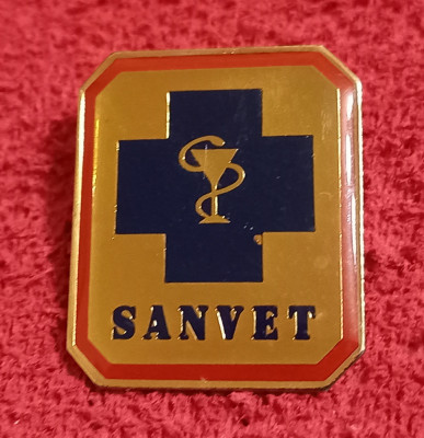 Insigna medicina - SANVET (Sanitar-Veterinar) foto