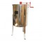 Centrifuga manuala apicola, extractor miere din inox cu 4 rame