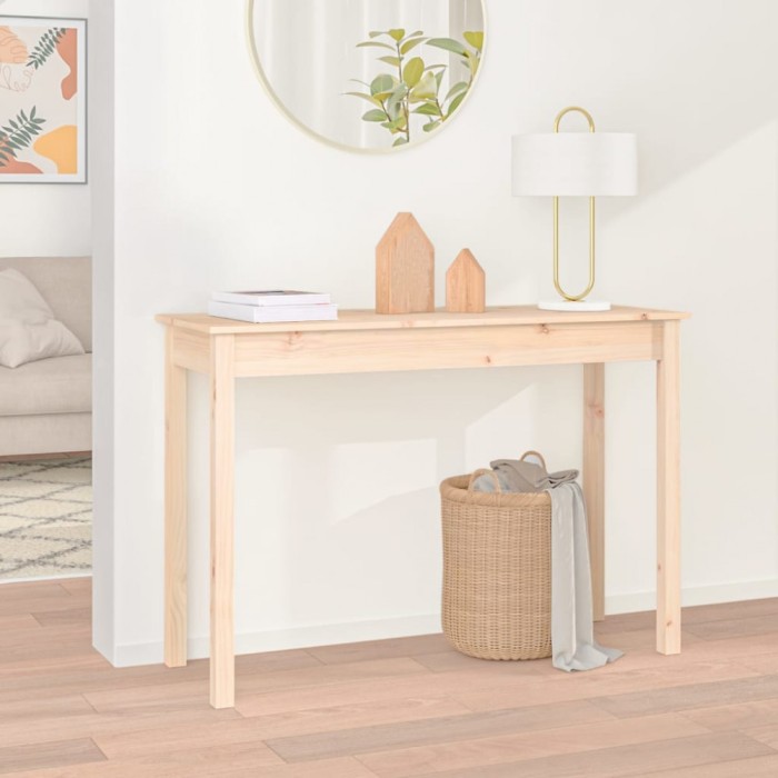 Gossi masa consola, 110x40x75 cm, lemn masiv de pin
