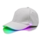 Sapca de tip baseball, cu cozoroc iluminat RGB, culoare Alba, marime, AVEX