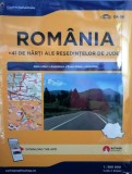 Romania - Atlas rutier si turistic/ Road atlas / Autoatlas + 41 Karten der Kreishauptst&auml;dte