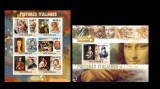 MOZAMBIC 2011 - Picturi, maestri italieni / set complet - bloc+colita MNH