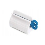 Dispenser tuburi cosmetice si pasta de dinti, plastic, 5,5 x 4 cm, alb