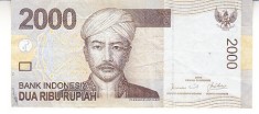 B11 11 - Bancnota foarte veche - Indonezia - 2000 rupii - 2009