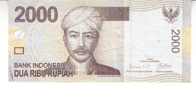 B11 11 - Bancnota foarte veche - Indonezia - 2000 rupii - 2009 foto