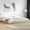Gossi cadru de pat cu led stejar sonoma 180x200 cm lemn prelucrat