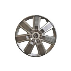 Set 4 capace roti Evo culoare argintiu gri antracit 15 inch Cod: WG1-3GR-15 Automotive TrustedCars