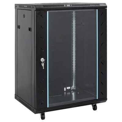 Dulap de server, 15U, 19&amp;quot; IP20, negru, 60x45x86 cm foto