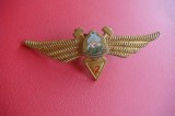 Insigna RSR clasa a 2-a Mecanic bord Aviataia militara aripi varianta aurie