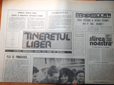 tineretul liber 1 martie 1990-art&amp;quot;unde ne sunt falitii?&amp;quot; foto