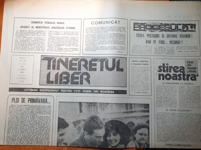 tineretul liber 1 martie 1990-art&quot;unde ne sunt falitii?&quot;