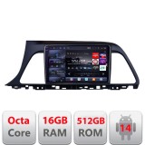 Navigatie Hyundai Sonata 2014-2018 Edotec QLED 2K, 16GB RAM, 512GB
