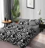 Cumpara ieftin Lenjerie Pat Sinister Sf205, Bumbac, 6 Piese, Fara Elastic, Gri, Imprimeu