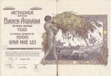 PM286N Acțiunea Institutului Banca Agrară din Cluj, 1921