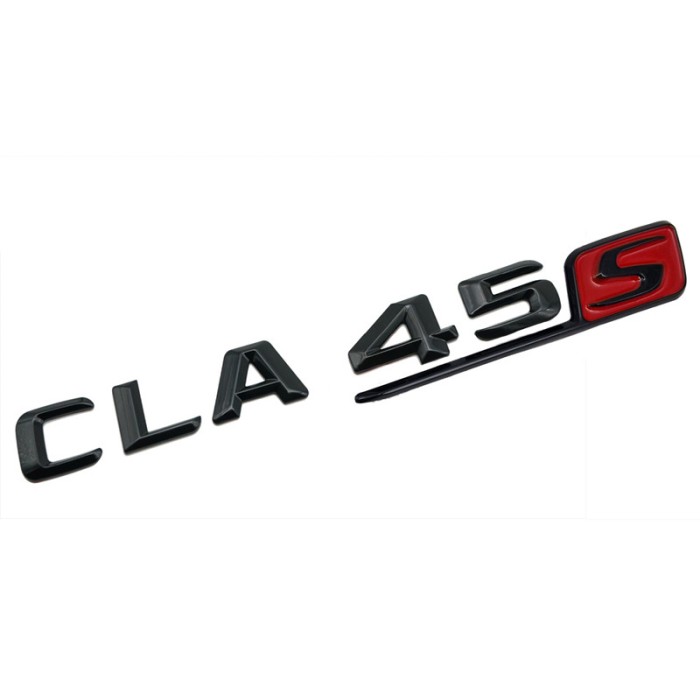Emblema CLA 45_S pentru spate portbagaj Mercedes, Negru