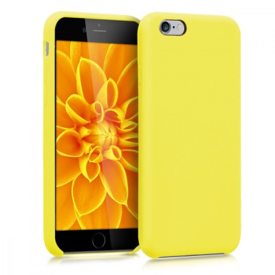 Husa pentru Apple iPhone 6 / iPhone 6s, Silicon, Galben, 40223.75 foto