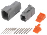 Set Conectori Cablu-Cablu ATM 6 Pin Tată-Mamă