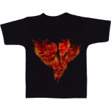 Cumpara ieftin Tricou &quot; Fire skull &quot;