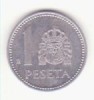 Spania 1 peseta 1985 - Juan Carlos I, Europa, Aluminiu