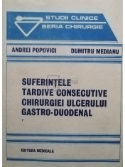 Andrei Popovici - Suferintele tardive consecutive chirurgiei ulcerului gastroduodenal (Editia: 1990) foto