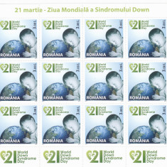 ROMANIA 2011 - ZIUA MONDIALA A SINDROMULUI DOWN,MINICOALA, MNH - LP 1892c