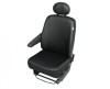 Husa Auto Scaun Sofer Practical DV1 Imitatie Piele Neagra Renault Trafic Opel Vivaro Nissan Primastar 2001-2014 Kegel