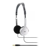 Cumpara ieftin Casti audio JVC HA-L50-WE, Cu fir, On-ear, design elegant, alb