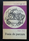 Tudor Ursu - Foaia de parcurs (volum de debut; col. &quot;Luceafărul&quot;, 1967)