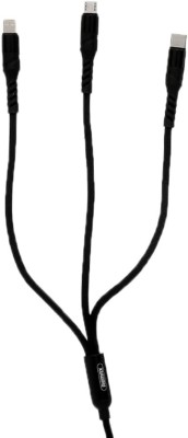 Cablu de date cu incarcare 3 in 1 REMAX RC-186TH, USB - Lightning/ Tip C/ Micro foto