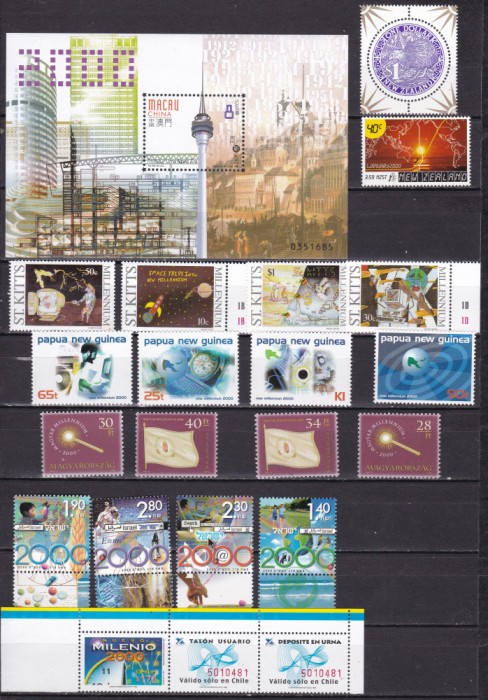 Mileniul 2 lot serii complete MNH w73 2 poze