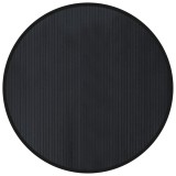 Cumpara ieftin Covor rotund, negru, 100 cm, bambus