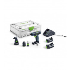 Masina de gaurit si insurubat Festool Txs 2.6 Set cu 2xAcumulator BP-XS+Incarcator+Systainer